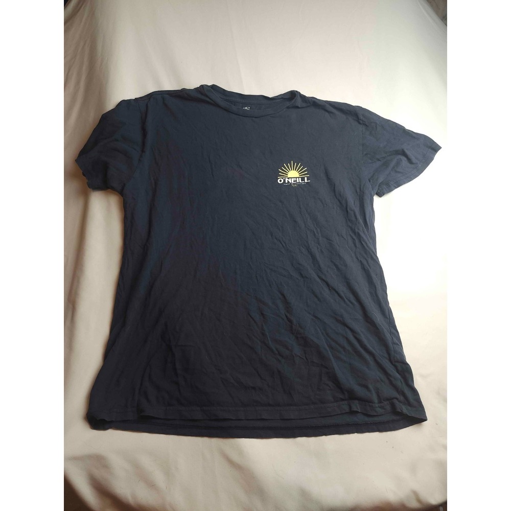 O'Neill T Shirt Mens Size XL Black Graphic Short Sleeve First In Last Out Tee